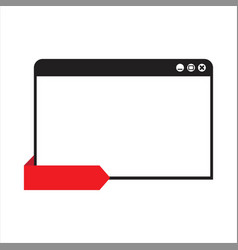 Black And Red Frame