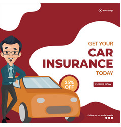 Get Your Car Insurance Today Banner Design