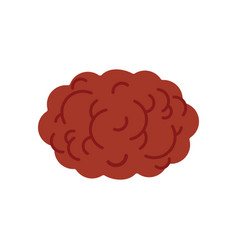 Meatball Isolated Cartoon Meatballs Foot