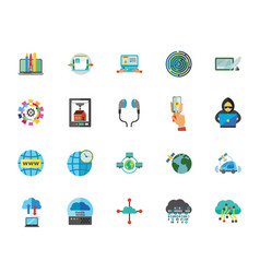 Internet Technology Icon Set