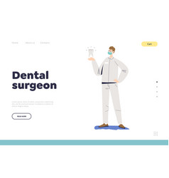 Dental Surgeon Concept Landing Page