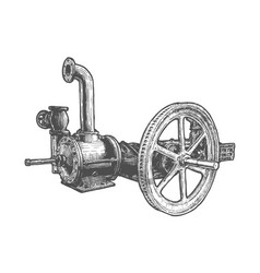 Flywheel Steam Engine