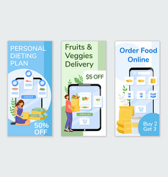 Food Delivery Special Offers Flyers Flat