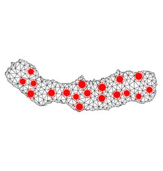 Carcass Polygonal Map Sao Miguel Island