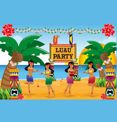 Hawaiian Luau Party