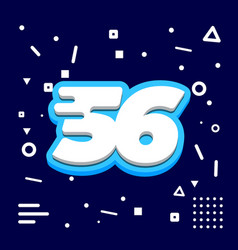 Number 56 3d Speed Modern Icon