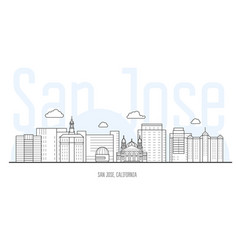 San Jose City Skyline - Cityscape Of Jose