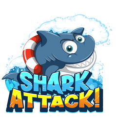 Font Design For Words Shark Attack