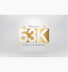 Thank You 53k Followers Simple Design