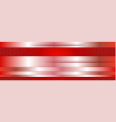 Abstract Red Metallic Carbon Neutral Overlap