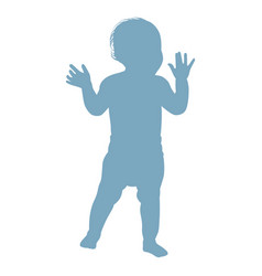 Baby Standing Silhouette