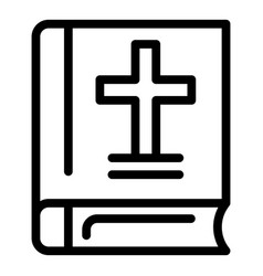 Bible Book Icon Outline Catholic Church