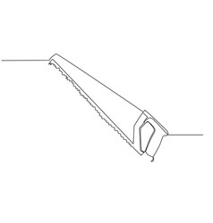 Simple Drawing Of Hand Saw Design Tools