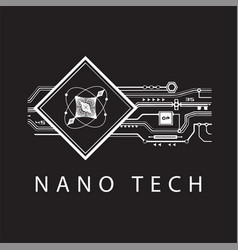 Nano Tech Concept Logo Business Future Template