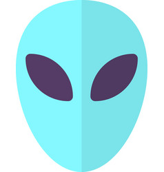 Alien Mask In Minimal Style