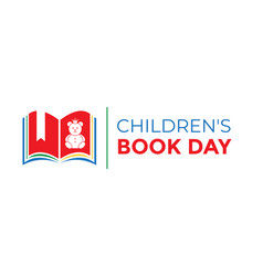 Childrens Book Day Isolated Logo Icon