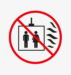 Do Not Use Lift In Case Of Fire No Using Elevator