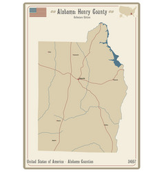 Map Henry County In Alabama