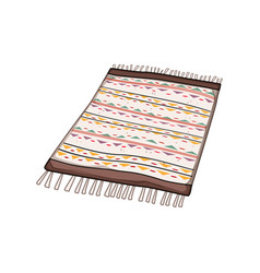 Distressed Boho Rug Cartoon