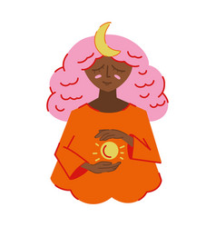 Woman With Magic Sphere Witch