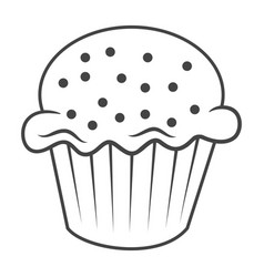 Cupcake Outline