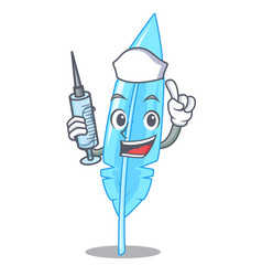 Nurse Cartoon Feather For Writing