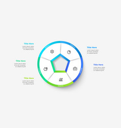 Circle Element Is Divided Into 5 Parts Business