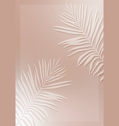 Modern Abstract Art Background With Botanical