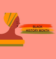 Black History Month With Woman