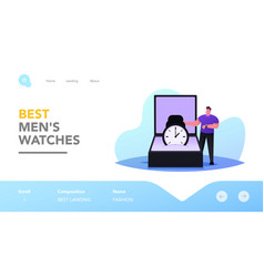 Menswear Boutique Landing Page Template Tiny Male