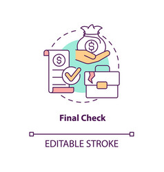 Final Check Concept Icon