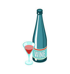 Wine Isometric Icon