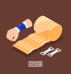 Isometric Bandage Application Composition