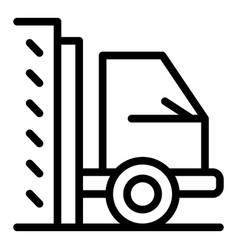 Truck 3d Printing Icon Outline View Tech