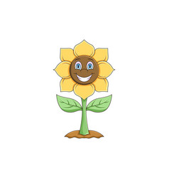 Cute Flower Character Design