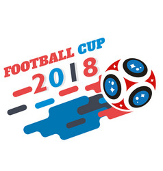 Football Cup 2018 Flying Socer Ball White