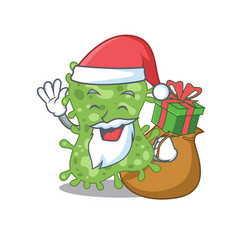 Cartoon Design Salmonella Enterica Santa