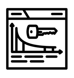 Long Tail Keywords Seo Line Icon