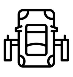 Model Car Printing Icon Outline Vehicle