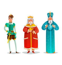 Royal Characters Cartoon Set