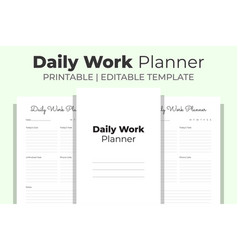 Daily Work Planner Kdp Interior