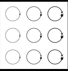 Hand Drawn Circles Sketch Frame Super Set Speed