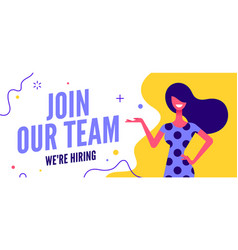 Join Out Team Business Office Woman