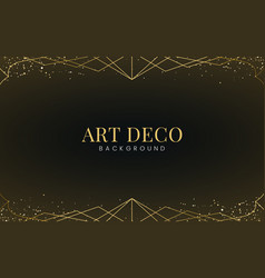 Minimal Art Deco Wallpaper With Decorative Gold