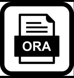 Ora File Document Icon