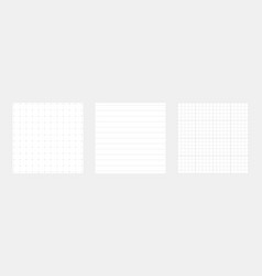 White Grid Background Collection Notebook Dot