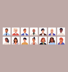 Diverse Business Avatars Businessmen