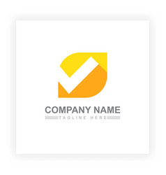 Business Success People Or Letter V Check Logo