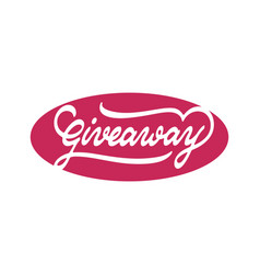 Giveaway Lettering