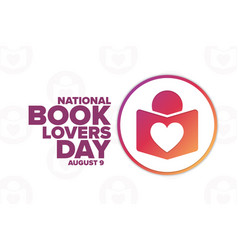 National Book Lovers Day August 9 Holiday